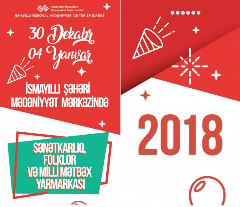 İsmayıllıda “Sənətkarlıq, folklor və mətbəx yarmarkası” keçiriləcək.