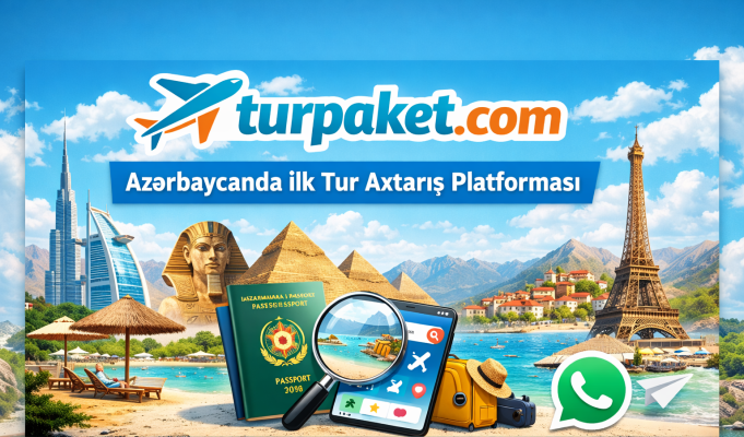 Turpaket.com – Azərbaycanda ilk Tur axtarış platforması Turpaket.com – Azərbaycanda ilk tur axtarış platforması, Bakıdan uçuşlu xarici tur paketləri